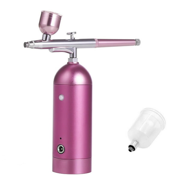 Kit de aerógrafo portátil con compresor Cepillo de aire inalámbrico de mano de doble acción TFixol Rociador de pintura