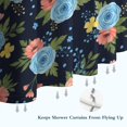 thumbnail image 6 of Pioneer Flower Floral Print Pattern Shower Curtain 36"x72", Bathroom Decorative Shower Curtain Set with 12 Hooks, Waterproof Washable, 6 of 6