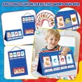 thumbnail image 1 of Phonics Cards, Early Literacy Learning Game With Color Coded Blending System, for Organized Space Reading Instruction, Multi-color, 1 of 9