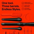 thumbnail image 4 of Paul Mitchell Express Ion Unclipped 0.75" to 1.25" Ceramic Conical 3-in-1 Hair Curling Iron, Ionic, Black, 4 of 8