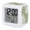 Green, variant on Coral Navy Blue Digital Alarm Clock for Bedrooms, Smart LED Alarm Clock with 7 Color Changing Night Light, Coastal Ocean Marine Nautical Beach Silent Wake Up Clocks for Sleep Study Cooking 3.2"x3.2"