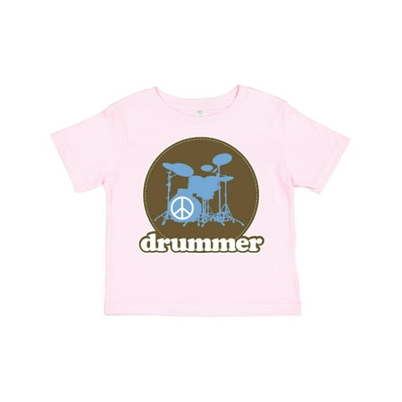 

Inktastic Cool Brown Retro Drummer Gift Toddler Boy or Toddler Girl T-Shirt