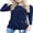 Navy Blue, variant on JuneFish Women's Casual Long Sleeve Tunic Tops Fall T-shirt Blouses