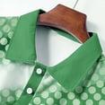 thumbnail image 5 of Zylanna Men's Polo Shirts, Short Sleeve Quick-Dry Casual Moisture Wicking Performance Tops for Golf Green, 5 of 6