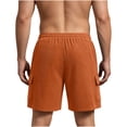 thumbnail image 3 of Men's Cargo Shorts Elastic Waist Casual Loose Shorts Summer Athletic Running Tennis Sports Workout Shorts with Pockets, 3 of 6