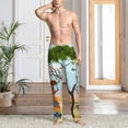 thumbnail image 6 of Lsque African Women Print Men's Pajama Pants, Lounge Pant - Comfortable Home Wear,Elastic Waistband, Stylish Design-X-Large, 6 of 9