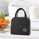 thumbnail image 5 of Bolsa de almuerzo portátil Bolsa de almuerzo con aislamiento térmico Bolso enfriador (A Negro) Ndcxsfigh Nuevos Originales, 5 of 7