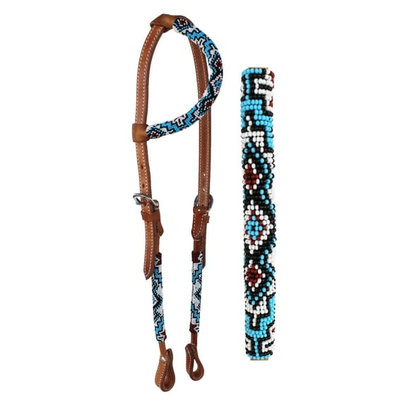 Horse Show Bridle Western Leather Headstall  79RT08HA