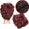 thumbnail image 3 of Benehair Messy Curly Hair Bun Easy Stretch Chignon Hair Extensions Clip in Updo Hairpiece Cover Ponytail Scrunchie for Women Wedding, 3 of 10