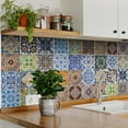 thumbnail image 2 of Mi Alma Removable Vinyl Spanish Multicolor Backsplash Tile Stickers, 24pcs, 2 of 10