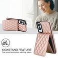 thumbnail image 3 of Allytechgroup for Samsung Galaxy S25 Edge Case, Wallet Phone Case with Card Holder, Crossbody Strap, Stand Feature, RFID Blocking, PU Leather & TPU Shockproof Galaxy S25 Edge Cover, Rosegold, 3 of 8
