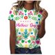 thumbnail image 1 of Camiseta informal para mujer, blusa estampada con cuello redondo y manga corta, Tops OAVQHLG3B Store  lin121212, 1 of 4