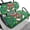 Christmas Lights Santa Bow, variant on Pzuqiu Dragonfly Floral 2-Piece Golf Cart Seat Cover Set - Breathable Washable Protector for All Weather Golfing