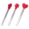 thumbnail image 2 of MasteelfCA 3Pcs Convenient Stainless Steel Sugar Tongs Kids Kitchen Clips Tongs Gadgets, 2 of 8