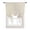 Ivory White, variant on Peach Fuzz Tie Up Curtains for Kitchen Bathroom Bedroom Windows 45 Inch Length,Pure Peach Tone Solid Color Simple Minimalism Art Balloon Drape Curtains Shade Rod Pocket Drapery Curtain Panel,34"x45"