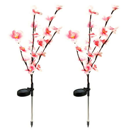 

Frcolor 2pcs Solar Ground Plug Light Orchid Shpae Outdoor Solar Power Pathway Lamp Yard Driveway Landscape Light for Outside (Pink)