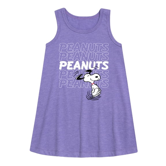 Peanuts - Snoopy Repeat - Toddler & Youth Girls A-line Dress