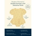 thumbnail image 5 of Modern Moments By Gerber Baby Girl Cotton Romper with Waistline Ruffle, Sizes 0/3 Months - 24 Months, 5 of 7