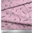 thumbnail image 3 of Soimoi Pink Japan Crepe Satin Fabric Square & Tools Hardware Fabric Prints By Yard 42 Inch Wide, 3 of 3