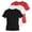 Z42 Red, variant on Mifsaly 3 Pack Girls Ribbed Knit T-Shirts Lettuce Trim Crewneck Short Sleeve Summer Tops Toddler Kids Slim Fit Cute Casual Basic Tee