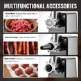 thumbnail image 3 of VEVOR Electric Meat Grinder 3 Lbs/Min Sausage Stuffer Maker for Home Kitchen, 3 of 9