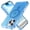 Blue, variant on TECH CIRCLE for iPhone 13 Pro Magnetic PC+TPU Case,Drop Protection[Cute Curly Wave Frame Shape] Slim Translucent Matte Shockproof Cover Compatible with MagSafe for Women Men,Clear