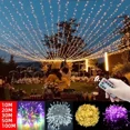 thumbnail image 2 of Guirnalda de luces LED navideñas para exteriores, de 5 a 100 m, para árbol, decoración de fiestas, bodas y Ramadán 2024, 2 of 5