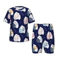 thumbnail image 1 of Balery Mom And Baby Owls Conjunto de Pijama Infantil de Manga Corta con Estampado – Ropa de Dormir de Algodón Suave-Medium, 1 of 6