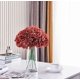 thumbnail image 3 of Paquete de 10 flores de hortensia rubor cabeza de flores de hortensia de seda artificial con tallos para la decoración del hogar del banquete de boda Fokelyi CZJJ-HQ12-2, 3 of 5