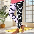 thumbnail image 4 of ZGRBOU Trendy Printed Leggings for Women High Waist Tummy Control Yoga Pants Gothic Stretch Sports Running Pants, 4 of 4