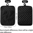 thumbnail image 2 of HAOAN 5Pcs Pot Holders for Kitchen Heat Resistant Pink Cotton Potholder Multipurpose Hot Pads Machine Washable Oven Mitt with Hanging Loop Pocket Potholder for Daily Baking Cooking Grilli, 2 of 6