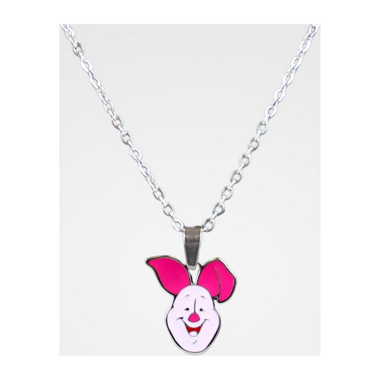 Winnie the pooh 2024 and piglet necklace