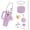 A, variant on Water Bottle Holder with Handle Protective Silicone Sleeve Water Cup Accessory Silicone Texture for Decorating Bottle