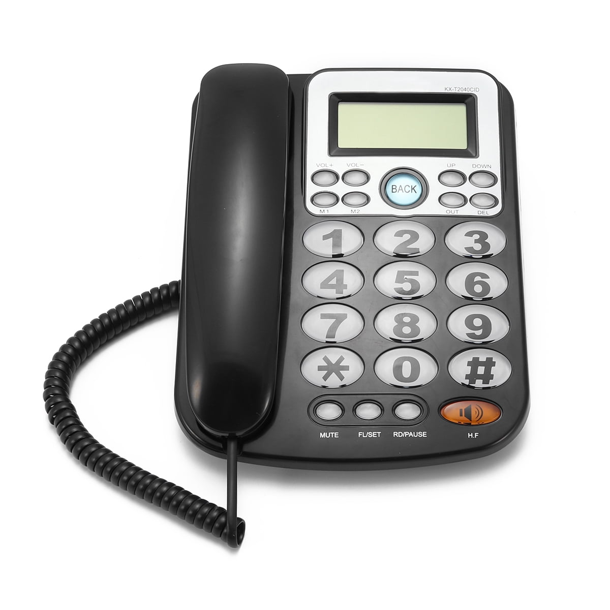 Corded Phone Big Button Landline Desktop Home Telephone Hotel Bar