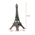 thumbnail image 5 of Uadme Decoración De La Estatua De La Torre Eiffel, Mini Figura Modelo De La Torre Eiffel De Metal para Recuerdos, Decoración De Mesa para Pasteles, Regalos, Fiestas(15cm), 5 of 5
