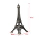 thumbnail image 5 of Uadme Decoración De La Estatua De La Torre Eiffel, Mini Figura Modelo De La Torre Eiffel De Metal para Recuerdos, Decoración De Mesa para Pasteles, Regalos, Fiestas(15cm), 5 of 5