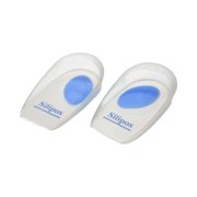 WonderZorb WonderSpur Heel Cup Foot Brace, Non-Closure for Feet, Large, Blue, 1 Ct