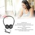 thumbnail image 4 of Classroom Kids Headphones, Kids Headphones Wired Comfortable Adjustable Clear Sound  For Teens For Library, 4 of 8