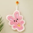 thumbnail image 6 of Wooowa Easter Bunny Shaped Kitchen Hand Towel Highly Absorbent Soft Fabric Reusable Kitchen Bathroom Easter Home Party Decor Supply, 6 of 6