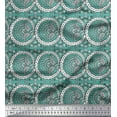thumbnail image 1 of Soimoi Modal Satin Fabric Floral & Paisley Block Decor Fabric Printed Yard 42 Inch Wide, 1 of 3