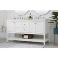thumbnail image 2 of 60 inch Single Bathroom Vanity in White, 2 of 8