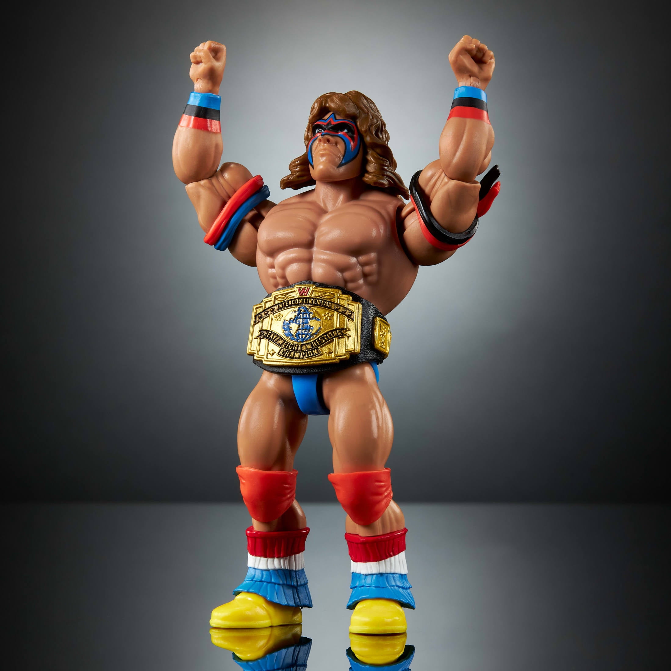 WWE Superstars Action Figure & Accessories Sets, 6-inch Retro Collectible (Styles May Vary)