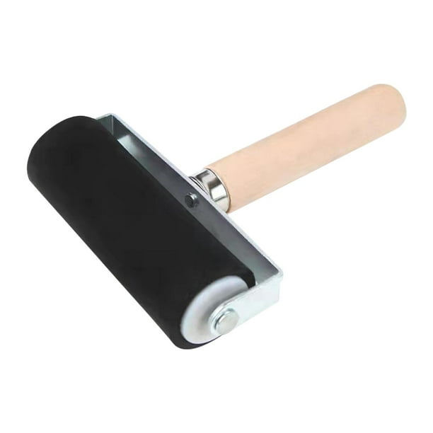 Rodillo de goma para impresión: suministros portátiles, versátiles y prácticos para las artes. Ancho del rodillo 10cm