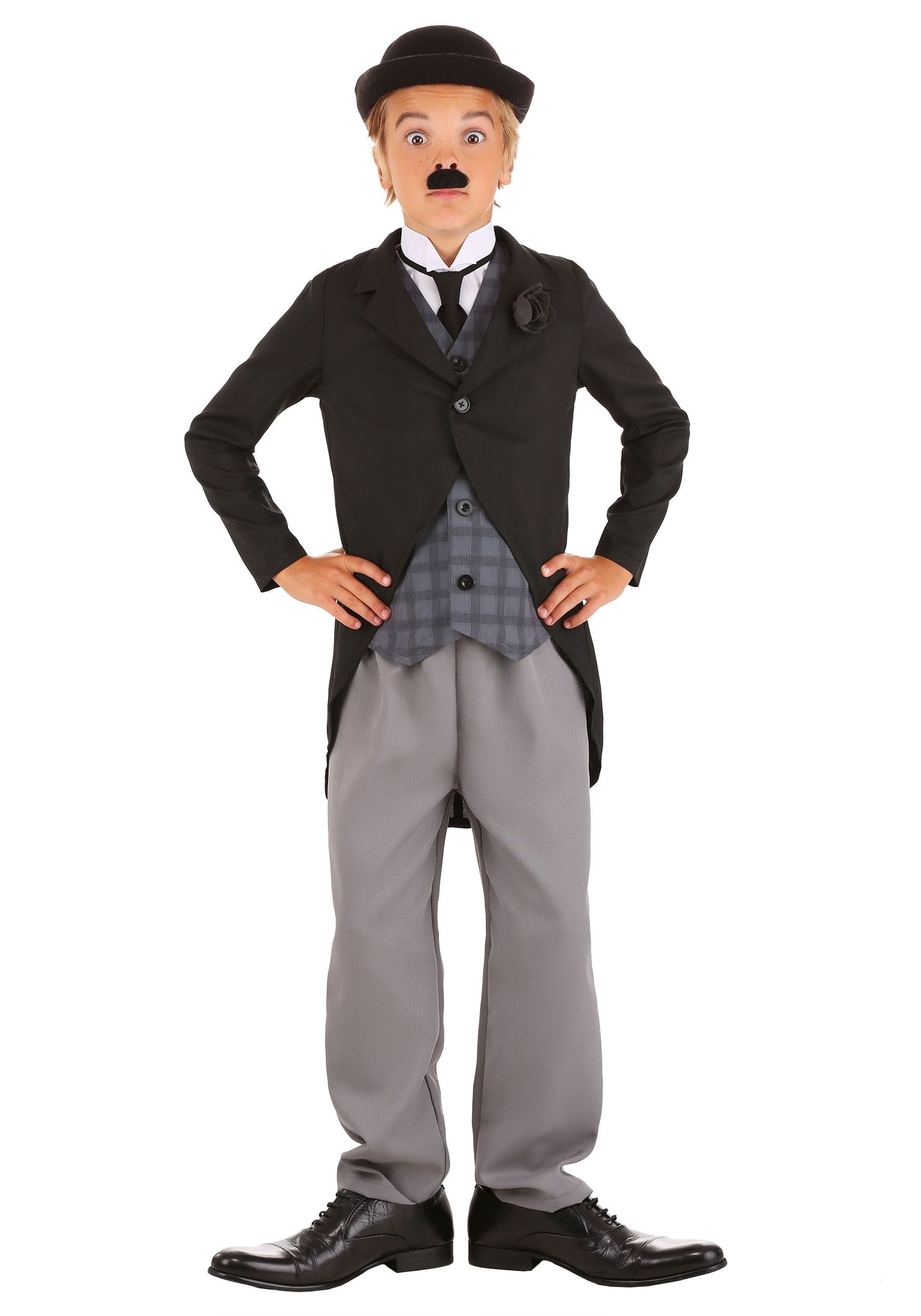 strand evig Andrew Halliday Boy's Charlie Chaplin Costume - Walmart.com