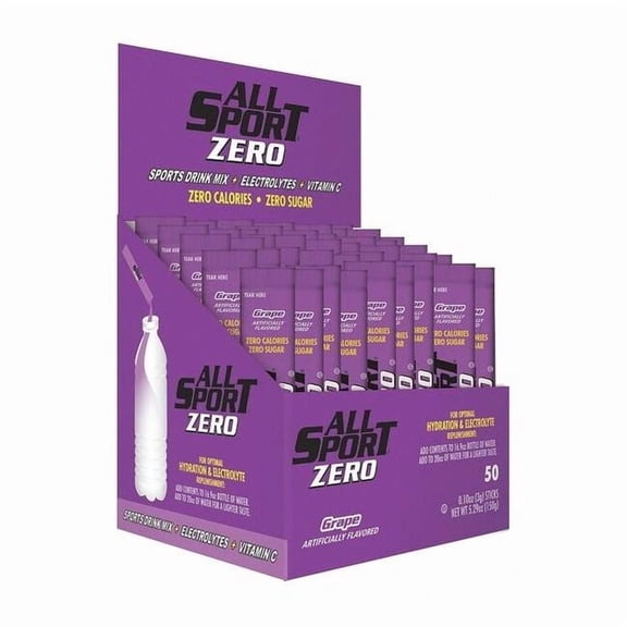 All Sport Sports Drink Mix,Grape Flavor,PK50 10125025