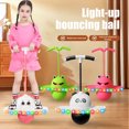 thumbnail image 2 of Balance Jumping Ball for Kids Panda Frog Bouncing Ball with Handle & Pump Pogo Sticks Core Strength Motor Skills Coordination Trainer Toy, 2 of 8