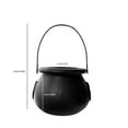 thumbnail image 4 of SIguan,1 PCS Halloween Witch Plastic Candy Cauldrons,Small Cauldrons Buckets Black Mini Candy Holders for Parties Parade Black1 2.75*1.96'', 4 of 9
