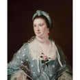 thumbnail image 2 of Joseph Wright of Derby 20x24 Black Ornate Framed Double Matted Museum Art Print Titled: Portrait of the Hon Mrs Boyle (Between 1734 and 1797), 2 of 5