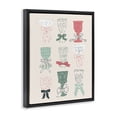 thumbnail image 3 of Stupell Industries Holiday Cocktail Chalice & Goblets Black Framed Floater Canvas Wall Art design by Krissy Mast, 21 x 17, 3 of 9