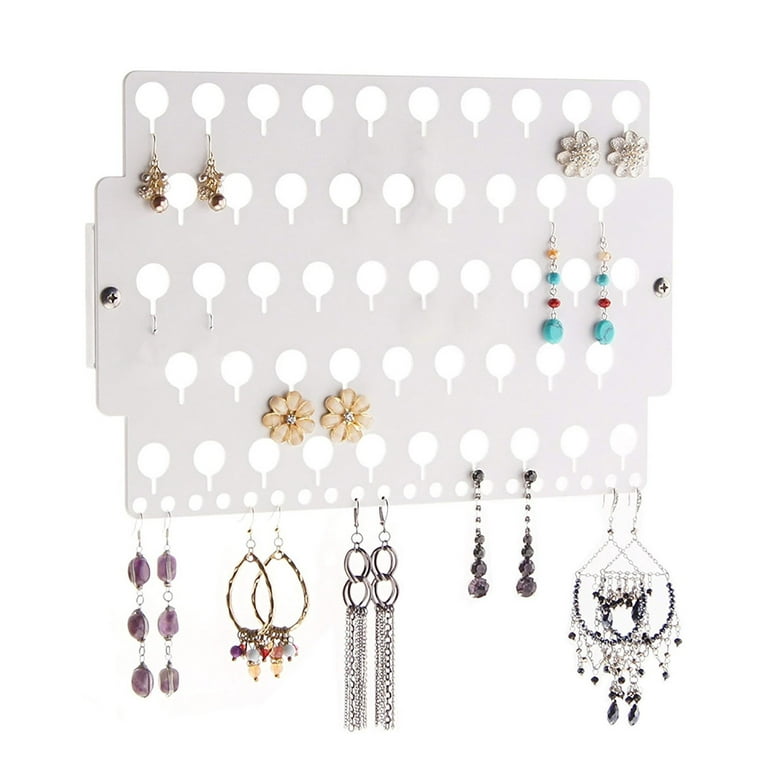 Stud Dangle Post Earing Jewelry Storage Rack Earring Holder Wall Mount  Hanging Jewelry Organizer Display Closet for Women, Girls 